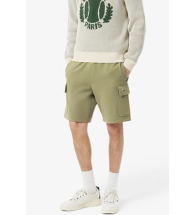 Lacoste Mens Reguler Fit Cotton Fleece Cargo Shorts Erkek Kargo Cepli Pamuk Şort Yeşil