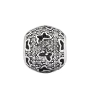 Nur Silver Taşlı Kelebekli Gümüş Charm NUR-BL00156