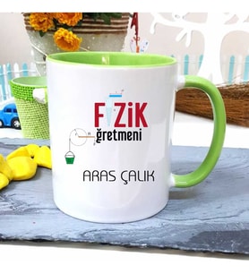 Fizik Öğretmenine Özel Öğretmenler Günü Hediyesi Kişiye Özel Kupa Bardak