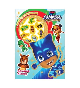 PJMASKS POWER HEROES - SİMLİ ÇIKARTMALI BOYAMA KİTABI