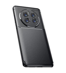 Realme 12 Pro Plus Kılıf Auto Focus Karbon Kapak - Siyah