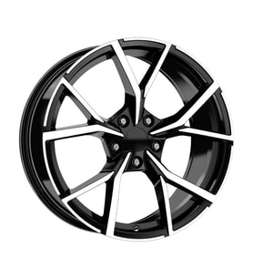 AKD-ADY917-04 7.5x17" 5x112 ET40 57.1 Black Diamond 17 İnç Jant Takımı (4 Adet)