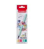 Bruynzeel Fineliner 0.4 mm 6 Renk Light 