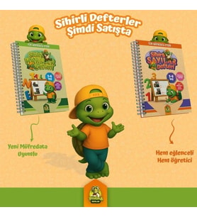 Sihirli Harfler ve Sihirli Sayılar Defteri 2 Kitap Set