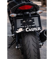 Tüm Motorlara Uyumlu motosiklet plakalığı Casper tasarımlı Plakalık 1 Adet