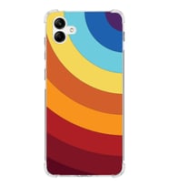 Samsung Galaxy A04  Köşe Korumalı Antişok Kapak Renk Cümbüşü Tasarımlı Şeffaf  Kılıf