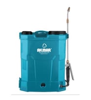 AKMAR 16lt 130cm 5.5kg 12V 8Ah Sırt Tipi Akülü İlaçlama Makinesi