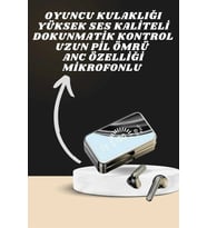Aynalı Bluetooth Kulaklık 7 Kordonlu Akıllı Saat Dijital Göstergeli Uzun Pil Ömrü