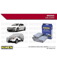 Vw Scirocco (araca özel üretim) Oto Branda Araç Örtüsü tüm modeller Niken (Gri)
