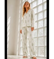 Night Kadın Regular Bürümcük Pijama Takımı