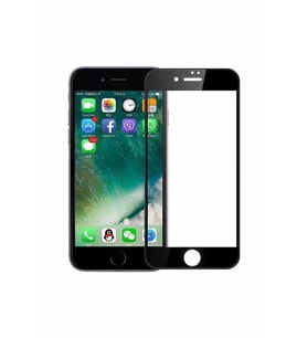 Iphone 7-8 Seramic Uyumlu Fiber Nano Ekran Koruyucu Siyah