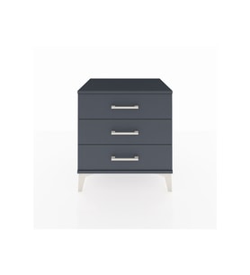 Hyperion Komodin 3 Çekmeceli 60x44x64 Antrasit-Antrasit