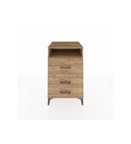Kronos Komodin Tek Raflı 3 Çekmeceli 60x59x96 Çam-Çam