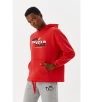 No Fear Erkek Sweatshirt Kapüşonlu Kırmızı M500243