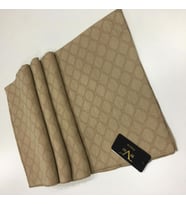 Jakar Dokuma Desen Jakarlı Modal Seri Şal Eşarp Askısı ile Birlikte 75x200 cm Ta