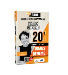 2026 Meb Ags ÖABT Beden Eğitimi Branş Dersleri Tamamı PDF Çözümlü 20 li Branş Deneme Dizgi Kitap