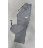 SW Cizgili Baggy Eşofman Altı (Gri)