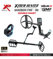 Xtrem Hunter Dedektör - 34cm FMF  DOUBLE PAKET WSAII XL Kulaklıklı