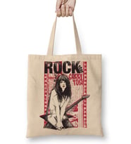 Grrrl Riot Rock Bez Çanta Uzun Saplı