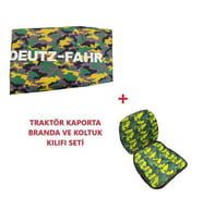 Deutz Fahr 4 E 4080-4090 ve 4100 Kabinli Traktör Kılıfı Branda (A.Yeşil)