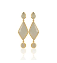 Kadir Jewellery 22 Ayar Altın Kaplama Kadın Sallantılı Küpe -El İşçiliği Ve Hipoalerjenik Küpe