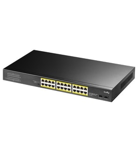 Cudy Gs1028Ps2 24 Port 10/100/1000 Yönetilemez 2 Sfp (1Gb) Rack Mount (24 Port Poe+) 300W Switch