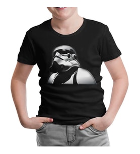 Star Wars - Stormtrooper 2 Siyah Çocuk Tshirt