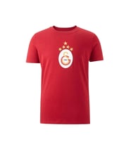 Galatasaray Orijinal Lisanslı 5 Yıldızlı Arma T-Shirt (Kırmızı)