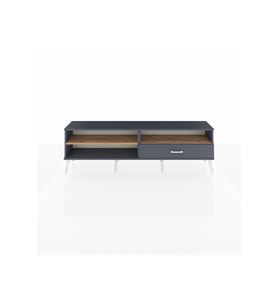 Arges TV Ünitesi 2 Raflı Tek Çekmeceli  176x30x51 Antrasit-Çam/Antrasit