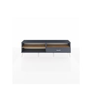 Arges TV Ünitesi 2 Raflı Tek Çekmeceli  176x30x51 Antrasit-Çam/Antrasit