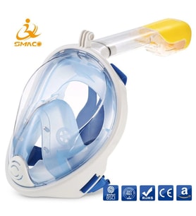 Full Face Şnorkel Dalış Maske Tam Yüz Anti-Sis ve Sızıntı S/M