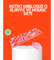 Northcity Retro Bluetooth 5.1 Klavye - Kablosuz, Sessiz ve Ergonomik