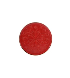 Porland Christina Kırmızı Düz Tabak 21cm (Karışık)