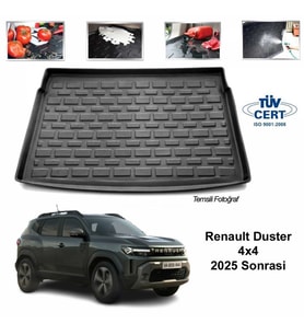 Renault Duster 4x4 Bagaj Havuzu Paspası 2025 Sonrası