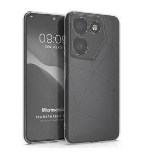 Microsonic TECNO Camon 20 Pro 4G Kılıf Transparent Soft Şeffaf (Renksiz)