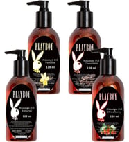 Playboy Massage Oil 4 Çeşit Vücut Masaj Yağı 120 ml