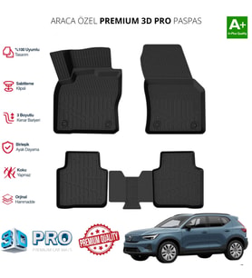 EX40 PLUG İN ARACA ÖZEL 3D PASPAS 2024 2025 2026 2027
