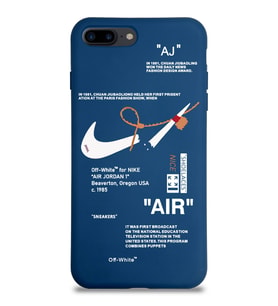 Apple iPhone 8 Plus Uyumlu Lansman Kılıf Sneakers Tasarımlı Altı Kapalı İçi Kadife Kaplı  Kapak (Şeffaf)