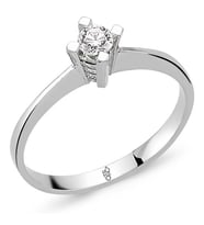 18 Ayar Altın 0.30 Ct Pırlanta Tektaş Yüzük RM30049 (Çok Renkli)