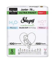 Sleepy Natural Double Soft Külot Bez Ultra Paket 5 Beden 78 Adet