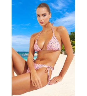 Bağlamalı Tasarım Bikini Takımı Özel Klora Dayanıklı Hızlı Kuruyan Yaz Koleksiyonu