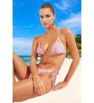 Bağlamalı Tasarım Bikini Takımı Özel Klora Dayanıklı Hızlı Kuruyan Yaz Koleksiyonu