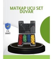 Ahşap Metal Beton Delme Uç Seti Organizerli Karbon Çelik Matkap Ucu