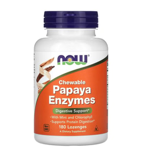 Papaya Enzymes  çiğnenebilir 180 tablet  (chewable )