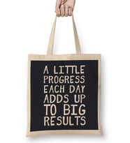 A Little Progress Each Day Adds Up Gym Inspiration Bez Çanta Uzun Saplı