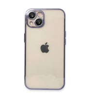 İphone 13 Kılıf Lensli - Mor