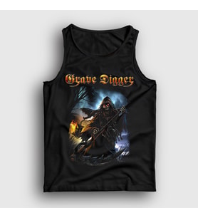 Presmono Unisex Siyah Grim Reaper Grave Digger Atlet 548693tt