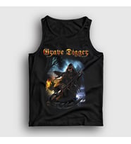 Presmono Unisex Siyah Grim Reaper Grave Digger Atlet 548693tt