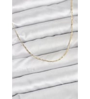 CM 14K Gold Renk Kesme Model 60 cm Kadın Kolye - TJ-BKO10931