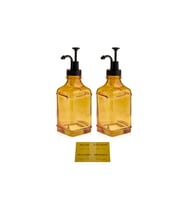 Mien 2'li Kare Sıvı Sabunluk Seti - Amber - 500 ml